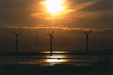 Windkraftanlagen in Dnemark allgegenwrtig
