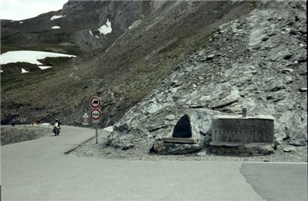 Der Col Agnel trennt Frankreich von Italien