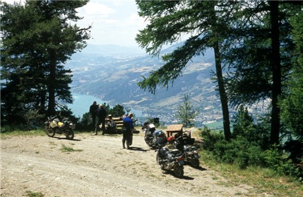 Blick auf den Lac de Serre Poncon