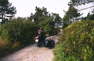 Weg bei Draby Strand