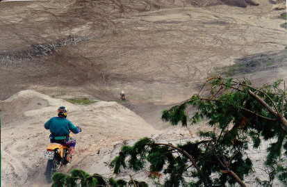 Abfahrt in Abbaukuhle