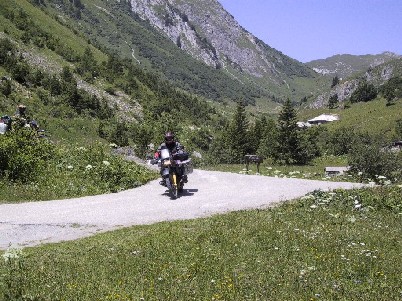 Abfahrt vom Cormet dAreches